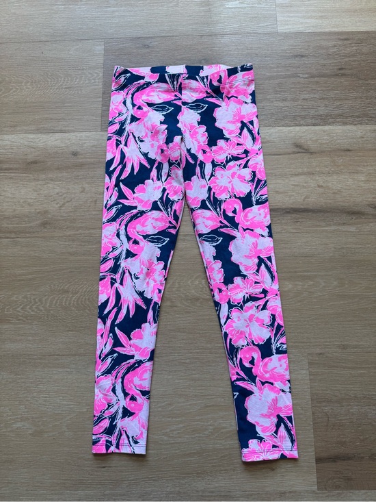 Lilly Pulitzer Other - Lilly Pulitzer Navy & Hot Pink Floral Flamingo Leggings
